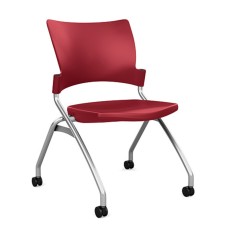 SitOnIt Relay Multipurpose Stackable Chair in Red