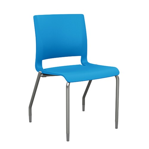 Rio Multipurpose 4 Legged Chair by SitOnIt in Blue
