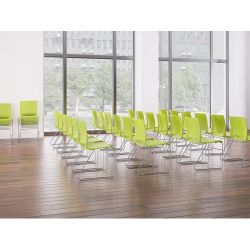 Rio Wire Rod Multipurpose Chair by SitOnIt in Orange-10