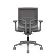 Focus 2.0 Executive Chair by SitOnIt with Midback, Backrest Material - Mesh, Seat - Gray Fabric, Gray Frame, on Casters-2