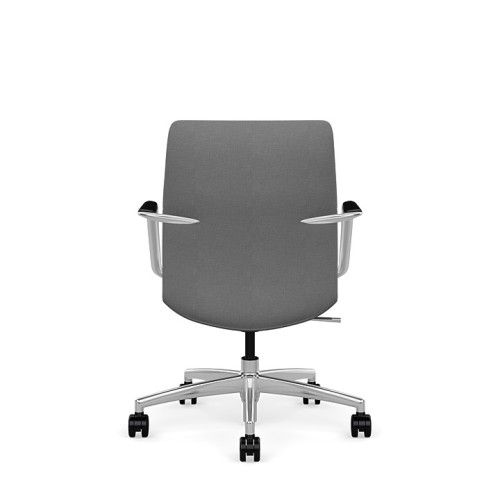 SitOnIt Sephen Executive Chair with Low Backrest, Backrest and Seat Material - Gray Fabric, on Casters-2