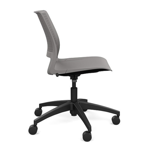 SitOnIt Lumin Short Term Work Chair in Grey-2