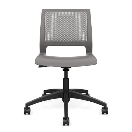 SitOnIt Lumin Short Term Work Chair in Grey