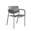 Freelance Guest Chair by SitOnIt in Gray with 4 Legs-1