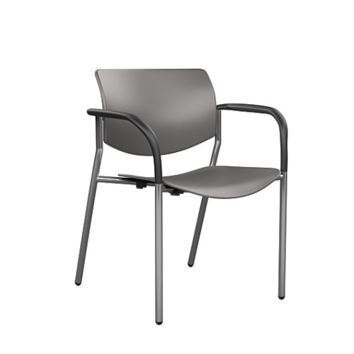 Freelance Guest Chair by SitOnIt in Gray with 4 Legs-1