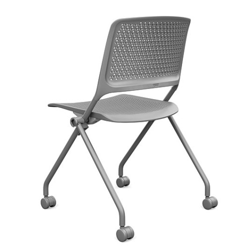 SitOnIt Qwiz Multipurpose Stackable Chair in Grey-3