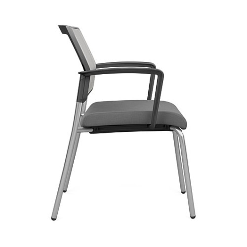 SitOnIt Focus Side Multipurpose 4 Legged Chair in Gray-2