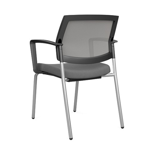 SitOnIt Focus Side Multipurpose 4 Legged Chair in Gray-3