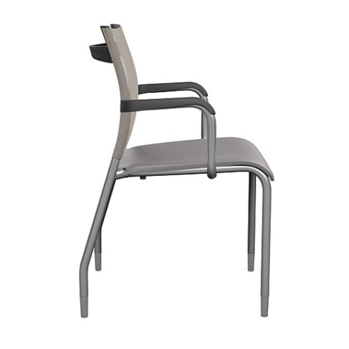 Wit Side 4 Legged Office and Guest Chair by SitOnIt in Grey-2