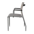 Wit Side 4 Legged Office and Guest Chair by SitOnIt in Grey-4