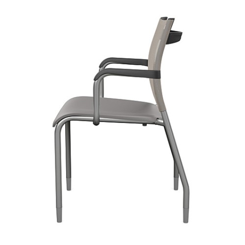 Wit Side 4 Legged Office and Guest Chair by SitOnIt in Grey-4