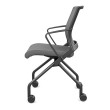 Movi folding chair by SitOnIt in gray with mesh backrest-4