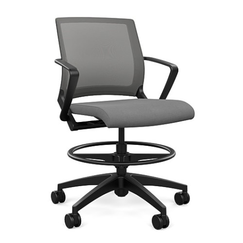 SitOnIt Movi Work Chair in Grey with Mesh Back-1