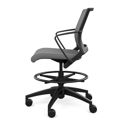 SitOnIt Movi Work Chair in Grey with Mesh Back-4