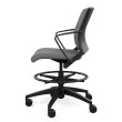 SitOnIt Movi Work Chair in Grey with Upholstered Back-4