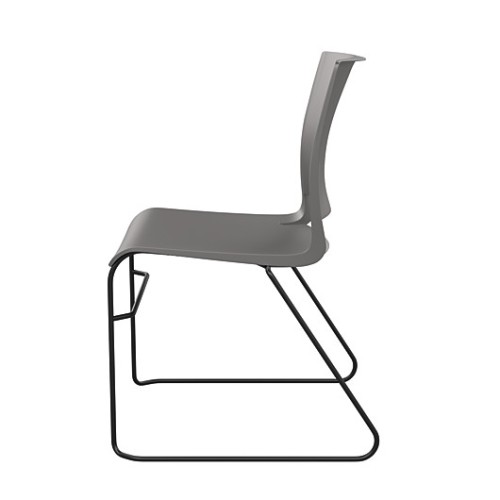 SitOnIt Rio Multipurpose Stackable Chair in Grey-4