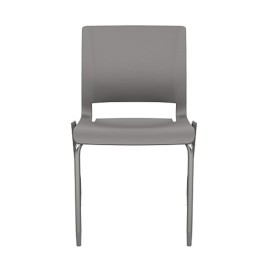 SitOnIt Rio Multipurpose Stackable 4 Leg Chair in Gray