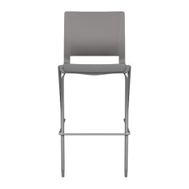 Rio Bar Stool by SitOnIt in Grey with Soft Seat