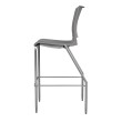 Rio Bar Stool by SitOnIt in Grey with Upholstered Seat and Back-4