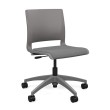 Rio Short Term Work Chair by SitOnIt in Grey with Soft Seat-1