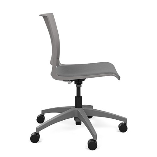 Rio Short Term Work Chair by SitOnIt in Grey with Soft Seat-2