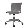 SitOnIt Rio Short Term Work Chair in Grey with Soft Seat and Backrest-3