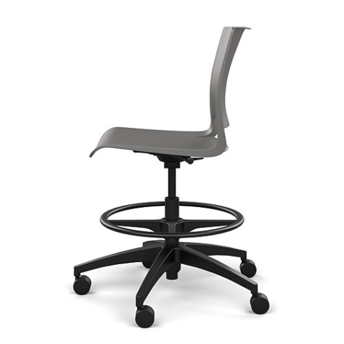 Rio Light Duty Stool by SitOnIt in Grey-4