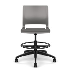 Rio Light Duty Stool by SitOnIt in Grey