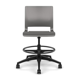 Rio Light Duty Stool by SitOnIt in Grey