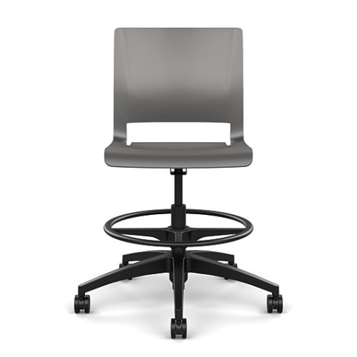 Rio Light Duty Stool by SitOnIt in Grey