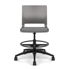 Rio Light Duty Chair by SitOnIt in Grey with Padded Seat