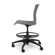Rio Light Duty Chair by SitOnIt in Grey with Padded Seat and Back-4