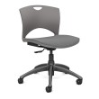 SitOnIt OnCall Light Duty Office Chair in Gray with Soft Seat-1