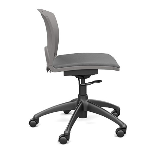 SitOnIt OnCall Light Duty Office Chair in Gray with Soft Seat-2
