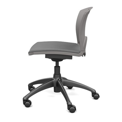 SitOnIt OnCall Light Duty Office Chair in Gray with Soft Seat-4