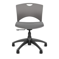 SitOnIt OnCall Light Duty Office Chair in Gray with Soft Seat