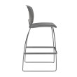 OnCall Bar Stool by SitOnIt in Grey with Upholstered Seat and Back-2