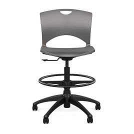 SitOnIt OnCall Light Task Stool in Grey