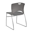 OnCall Guest Chair by SitOnIt in Gray with Upholstered Seat-3