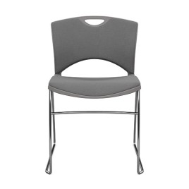 OnCall Guest Chair by SitOnIt in Gray with Upholstered Seat and Back