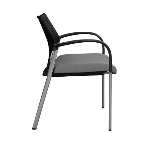 SitOnIt Achieve Multipurpose 4 Leg Chair in Grey and Black-2