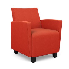 SitOnIt Visit Club Modular Lounge Chair in Light Red