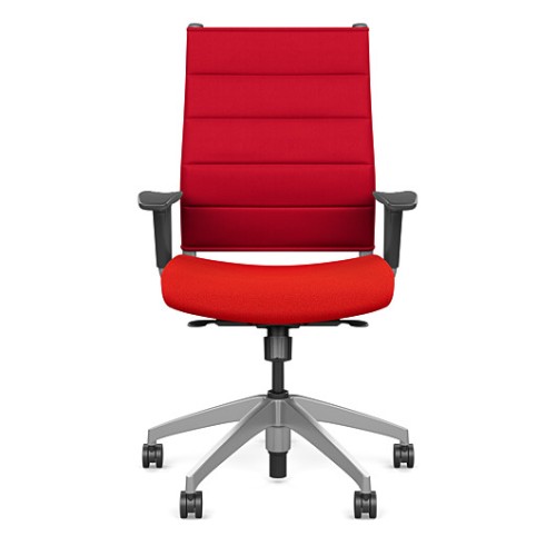 Office chair on castors Wit from SitOnit, red color