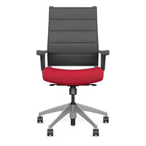 Office chair on castors Wit from SitOnit, red-black color