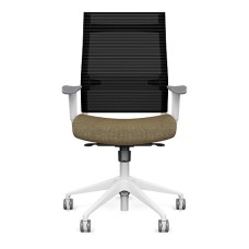 Office chair on castors Wit from SitOnit, brown color