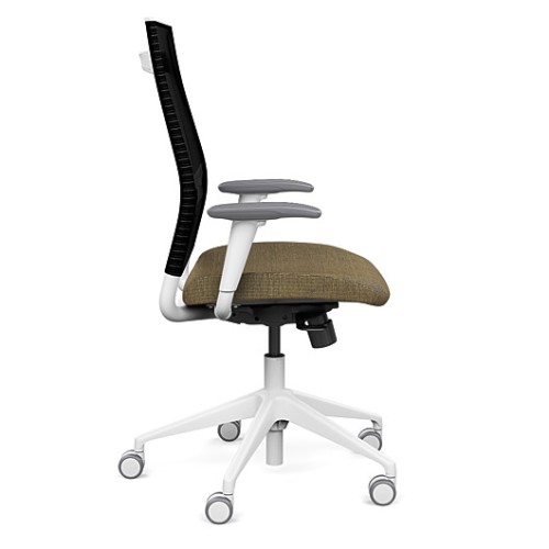 Office chair on castors Wit from SitOnit, brown color-2
