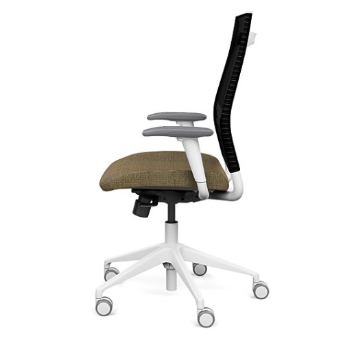 Office chair on castors Wit from SitOnit, brown color-4