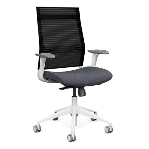 Office chair on castors Wit from SitOnit, grey color-1
