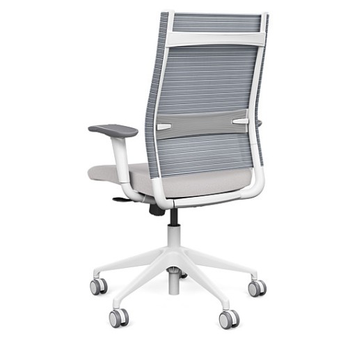 Office chair on castors Wit from SitOnit, light grey color-2