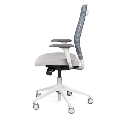 Office chair on castors Wit from SitOnit, light grey color-1